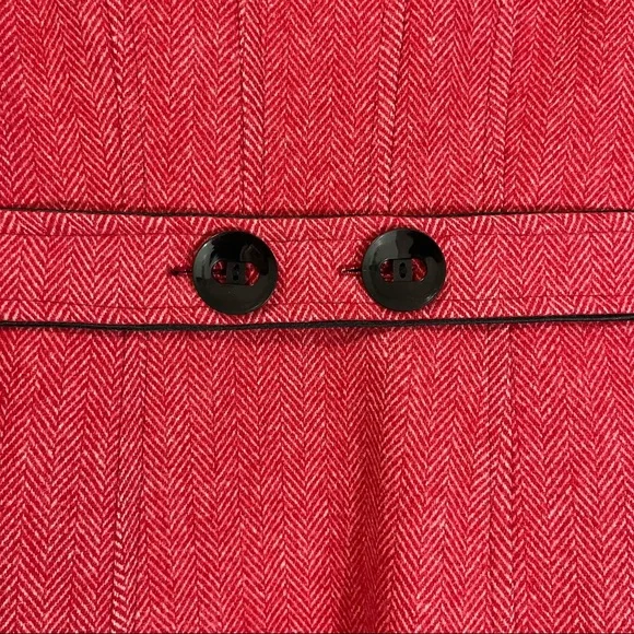 Soia & Kyo red wool coat size XS - Picture 6 of 6